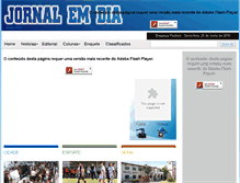 Tablet Screenshot of jornalemdia.com.br